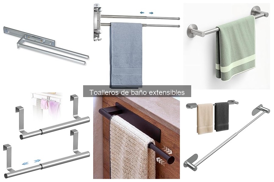 Alternativas a toalleros de baño extensibles: opciones efectivas