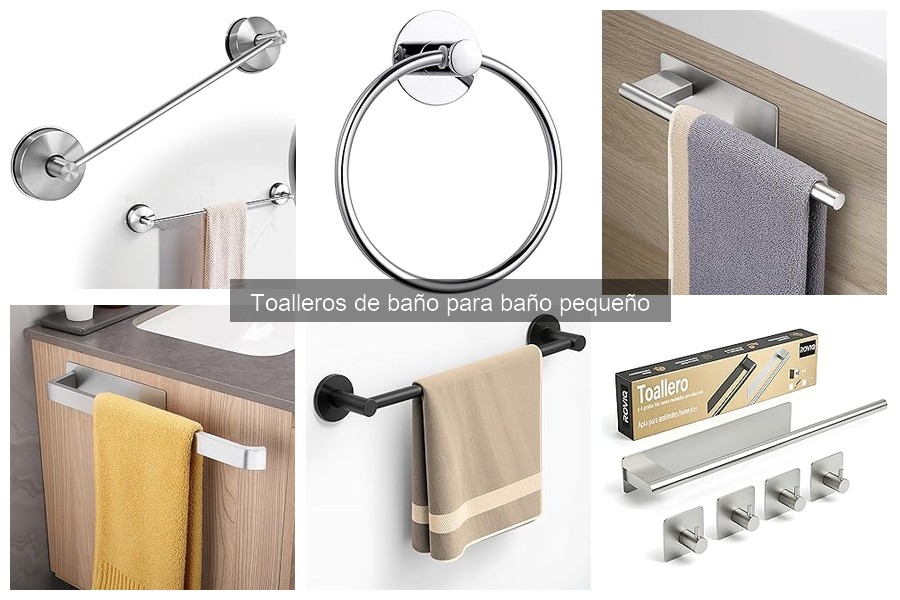 Alternativas a toalleros en baños pequeños: soluciones prácticas
