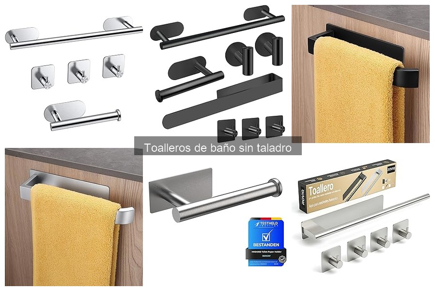 Alternativas a Toalleros Sin Taladro para tu Baño