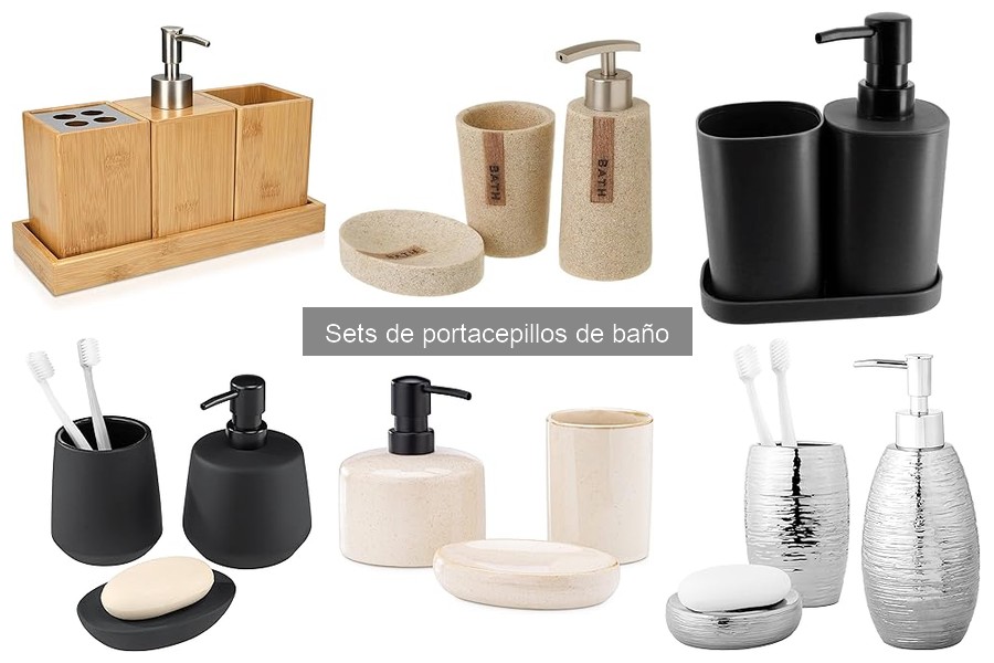 Alternativas creativas a sets de portacepillos de baño