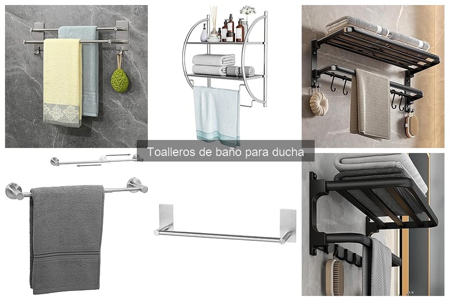 Alternativas innovadoras a toalleros de baño para ducha