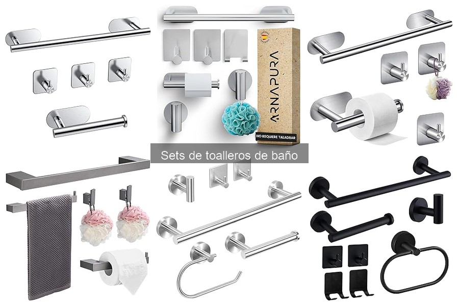 Alternativas personalizadas a Sets de Toalleros de Baño