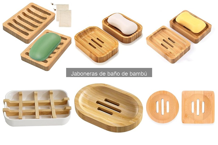 Alternativas sostenibles a las jaboneras de bambú