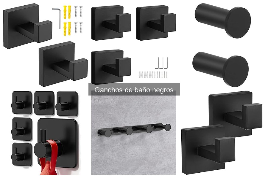 Aprende a Hacer Ganchos de Baño Negros Personalizados