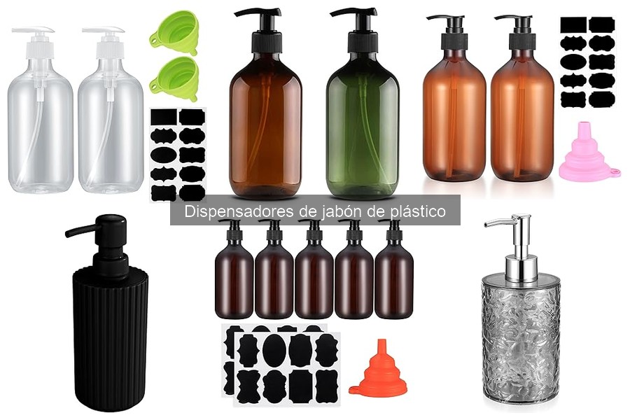 Beneficios de los dispensadores de jabón de plástico en casa