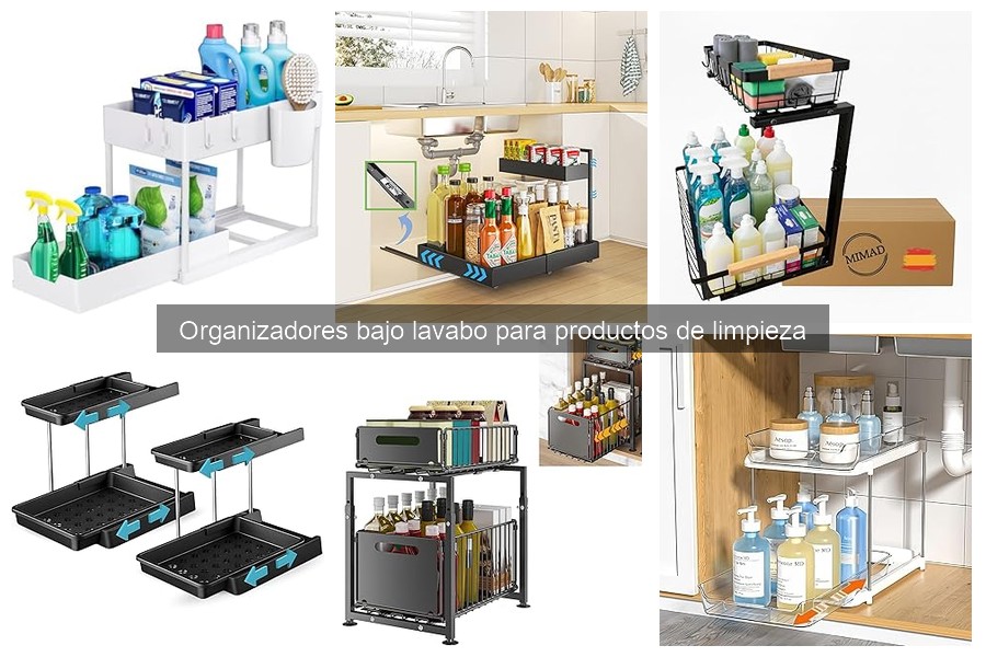 Beneficios de Usar Organizadores Bajo Lavabo para Productos de Limpieza