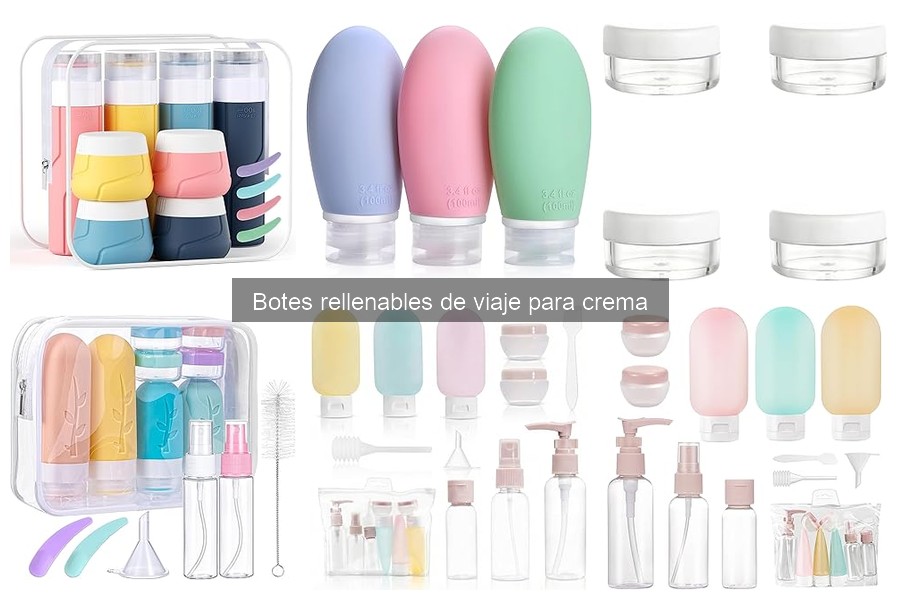 Botes Rellenables de Viaje para Crema: Mejores Precios y Tiendas