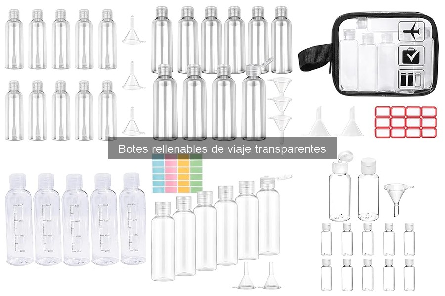 Características de Botes Rellenables para Líquidos y Cremas