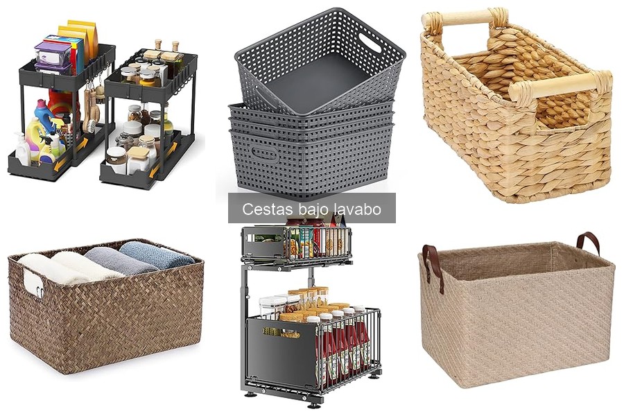 Cestas bajo lavabo con compartimentos: ¿merecen la pena?