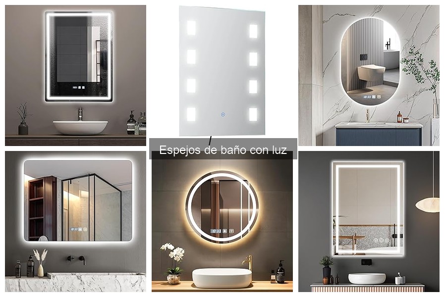 Cómo cuidar y mantener espejos de baño con luz