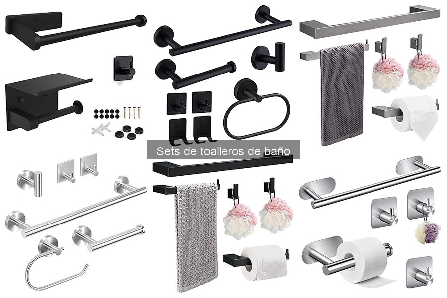 Cómo cuidar y mantener los sets de toalleros de baño