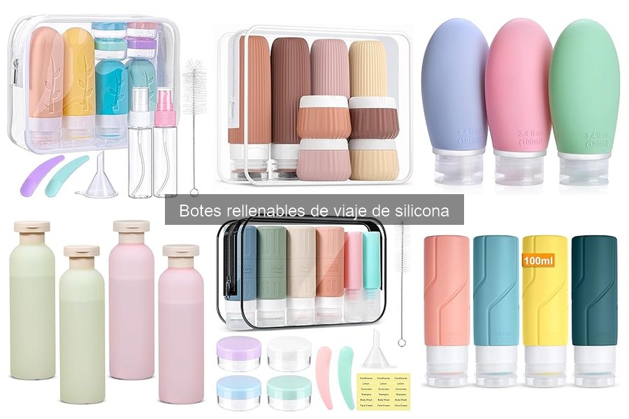 Cómo elegir botes rellenables de viaje de silicona