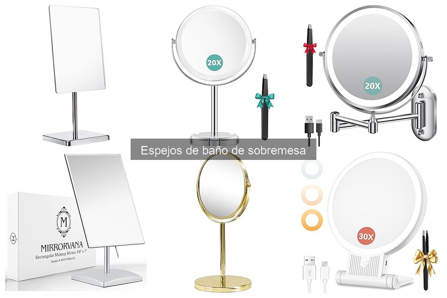 Cómo elegir el espejo de baño de sobremesa ideal