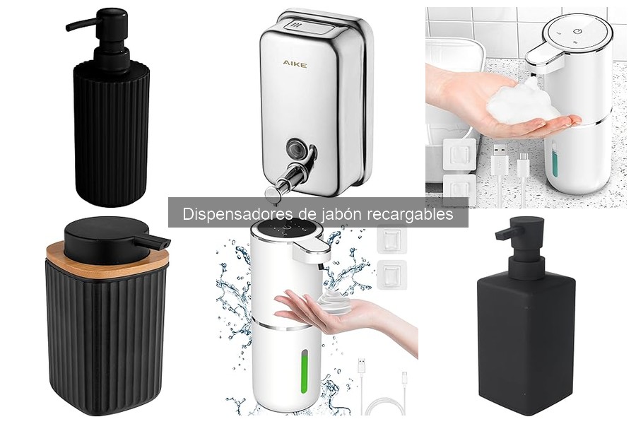 Cómo elegir el mejor dispensador de jabón recargable