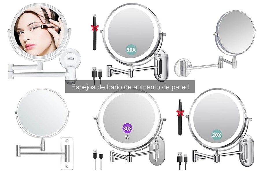 Cómo elegir el mejor espejo de aumento de pared para baño