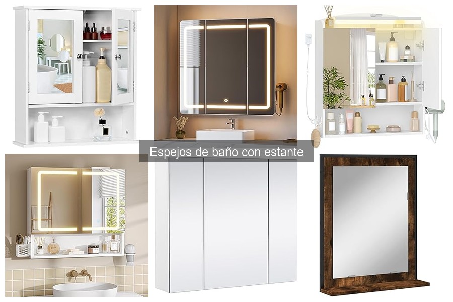 Cómo elegir el mejor espejo de baño con estante