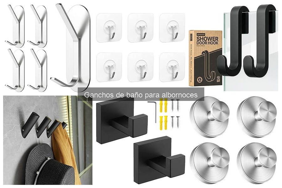 Cómo elegir el mejor gancho para albornoces en tu baño