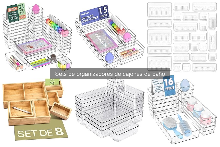 Cómo Elegir el Mejor Organizador de Cajones de Baño