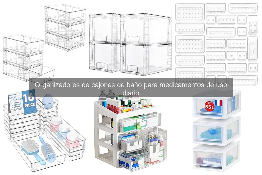 Cómo Elegir el Mejor Organizador de Cajones para Medicamentos