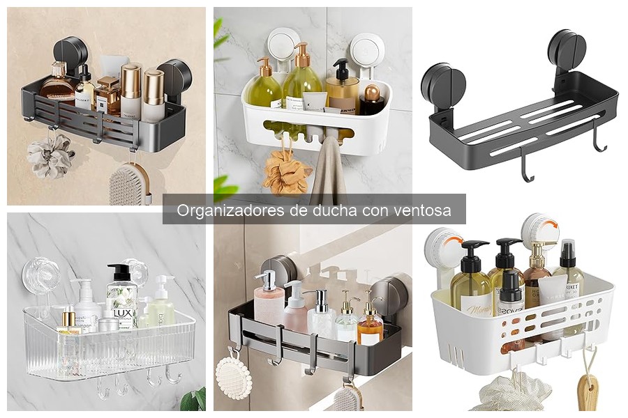 Cómo elegir el mejor organizador de ducha con ventosa