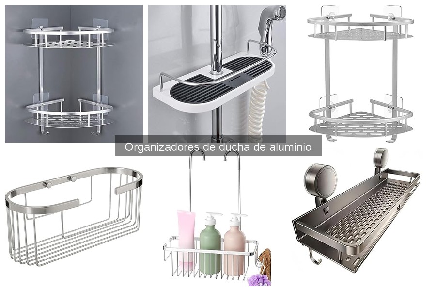 Cómo elegir el mejor organizador de ducha de aluminio
