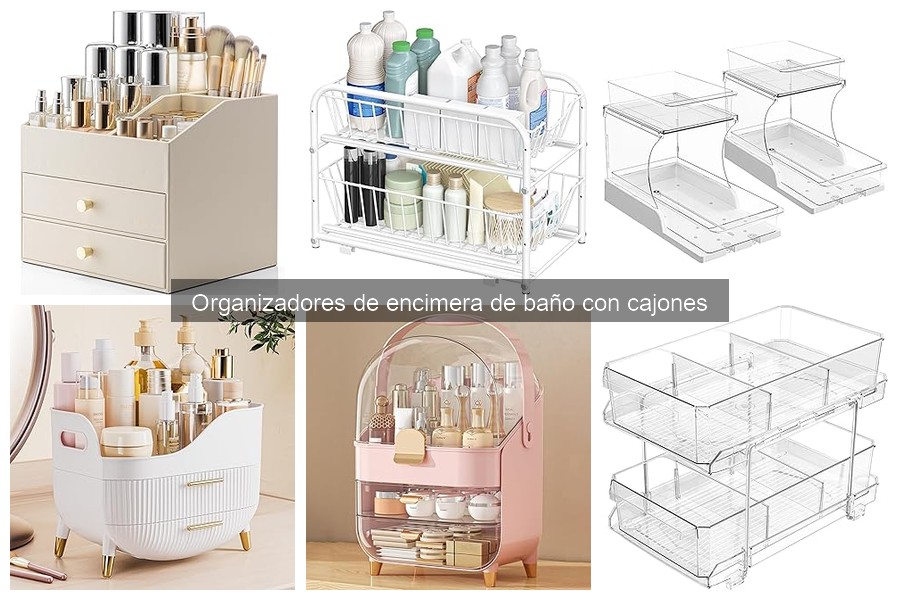 Cómo elegir el mejor organizador de encimera de baño con cajones