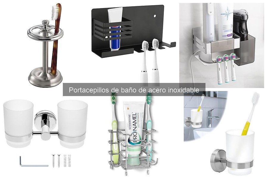 Cómo elegir el mejor portacepillos de baño de acero inoxidable