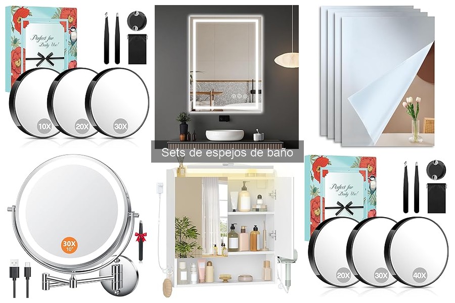 Cómo Elegir el Mejor Set de Espejos de Baño