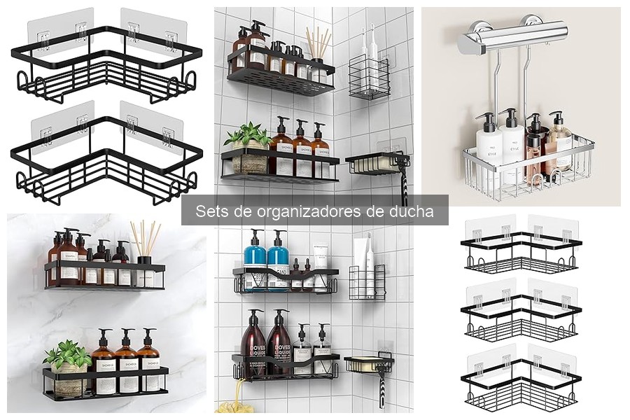 Cómo elegir el mejor set de organizadores de ducha