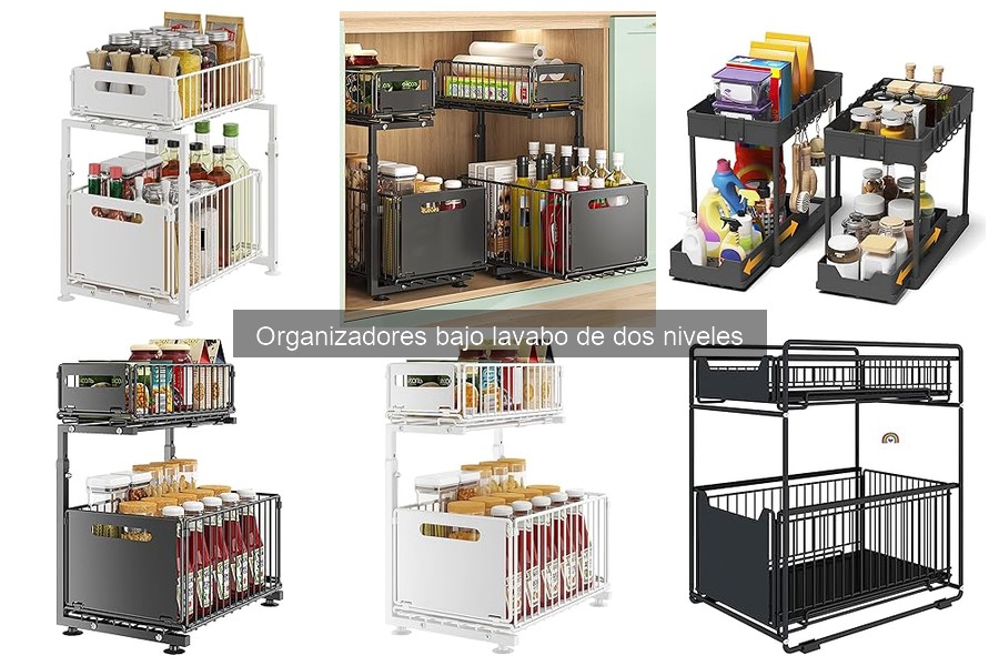 Cómo elegir el organizador bajo lavabo de dos niveles