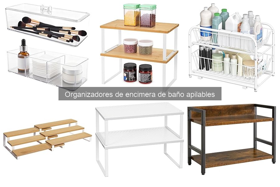 Cómo elegir el organizador de encimera de baño apilable ideal