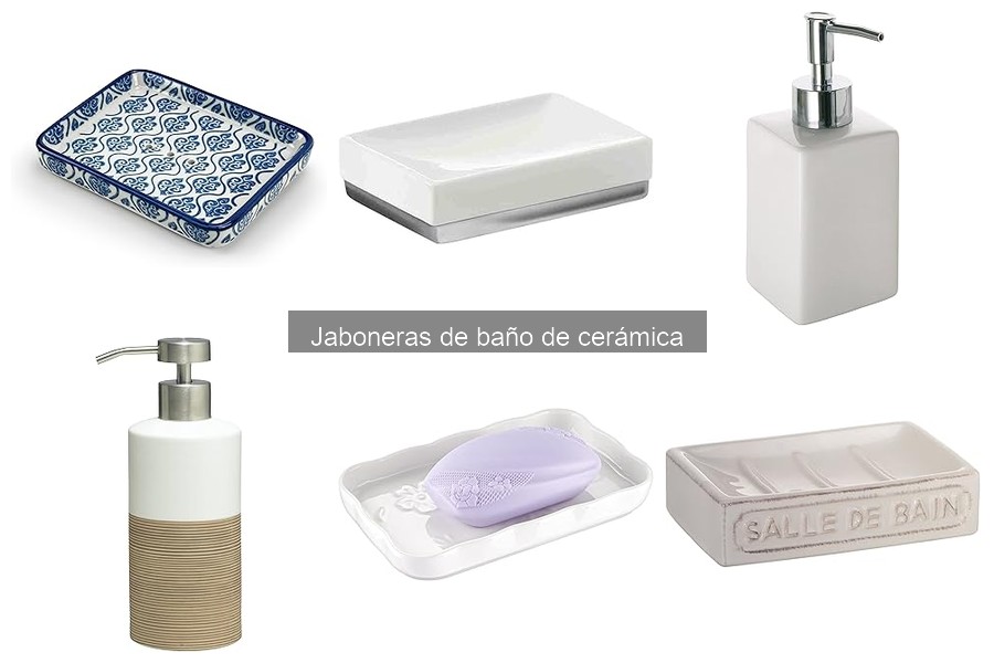 Cómo elegir jaboneras de cerámica según el color de tu baño