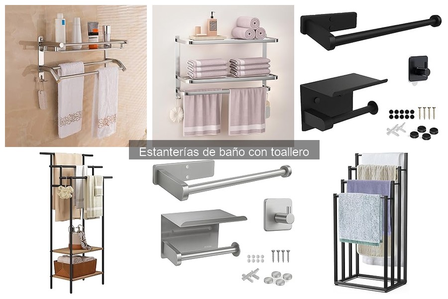 Cómo Elegir la Estantería de Baño con Toallero Perfecta
