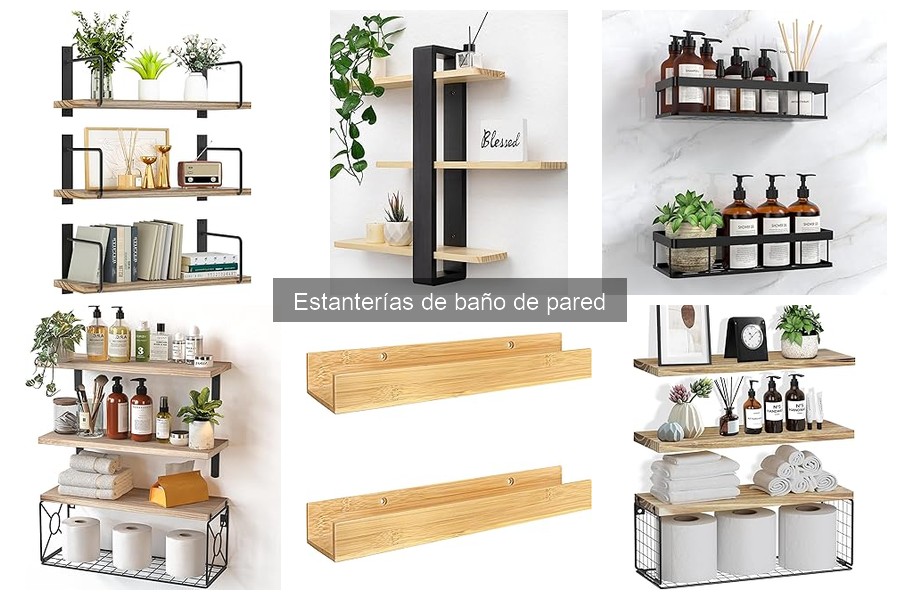 Cómo elegir la estantería de baño de pared perfecta
