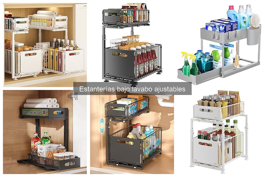 Cómo elegir la mejor estantería bajo lavabo ajustable