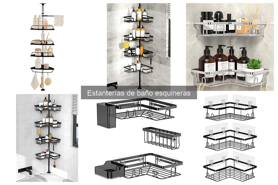 Cómo elegir la mejor estantería de baño esquinera