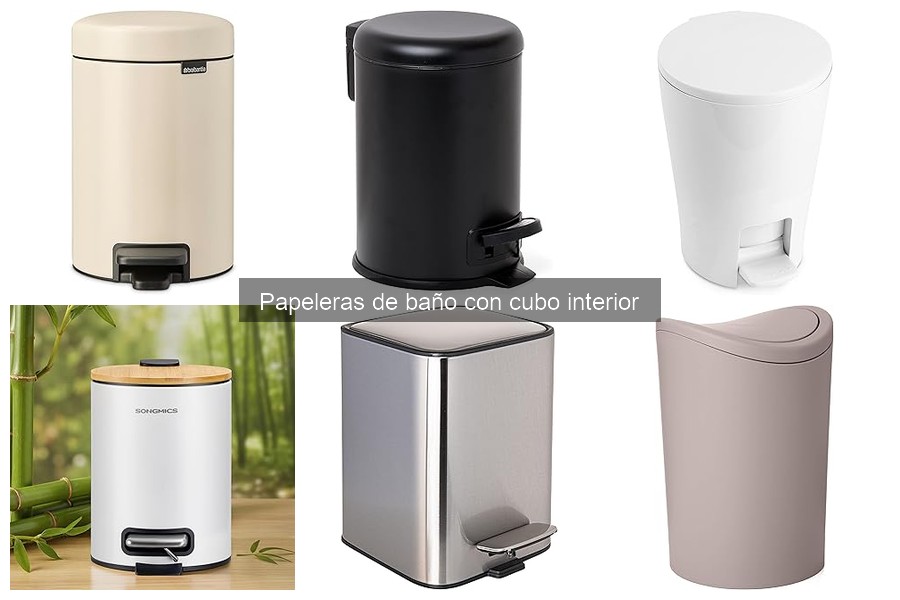 Cómo Elegir la Mejor Papelera de Baño con Cubo Interior