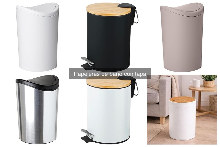 Cómo elegir la mejor papelera de baño con tapa