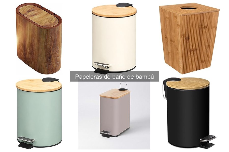 Cómo elegir la mejor papelera de baño de bambú