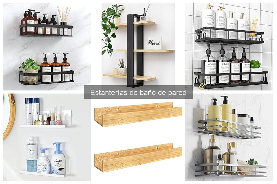 Cómo instalar estanterías de baño de pared fácilmente