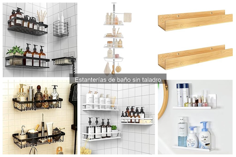 Cómo Instalar Estanterías de Baño Sin Taladro Fácilmente
