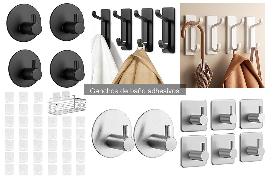 ** Cómo Instalar Ganchos de Baño Adhesivos Correctamente