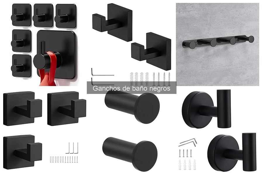 Cómo Instalar Ganchos de Baño Negros: Guía Práctica