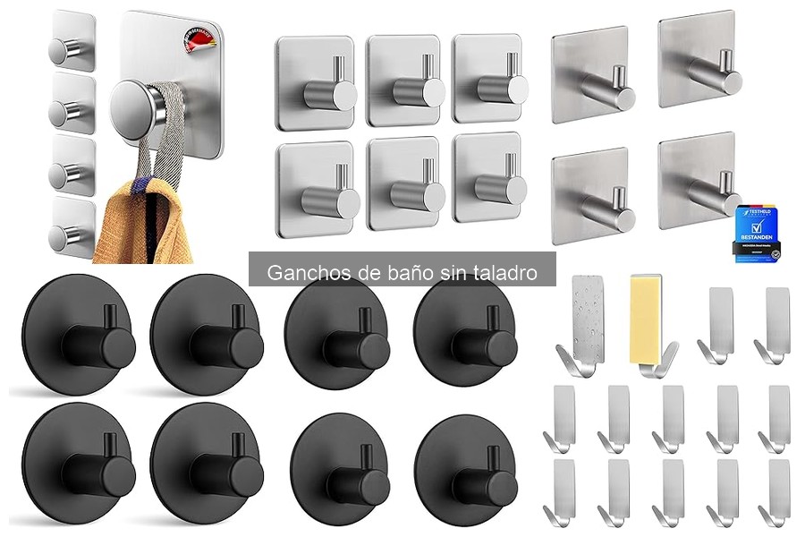 Cómo instalar ganchos de baño sin taladro fácilmente