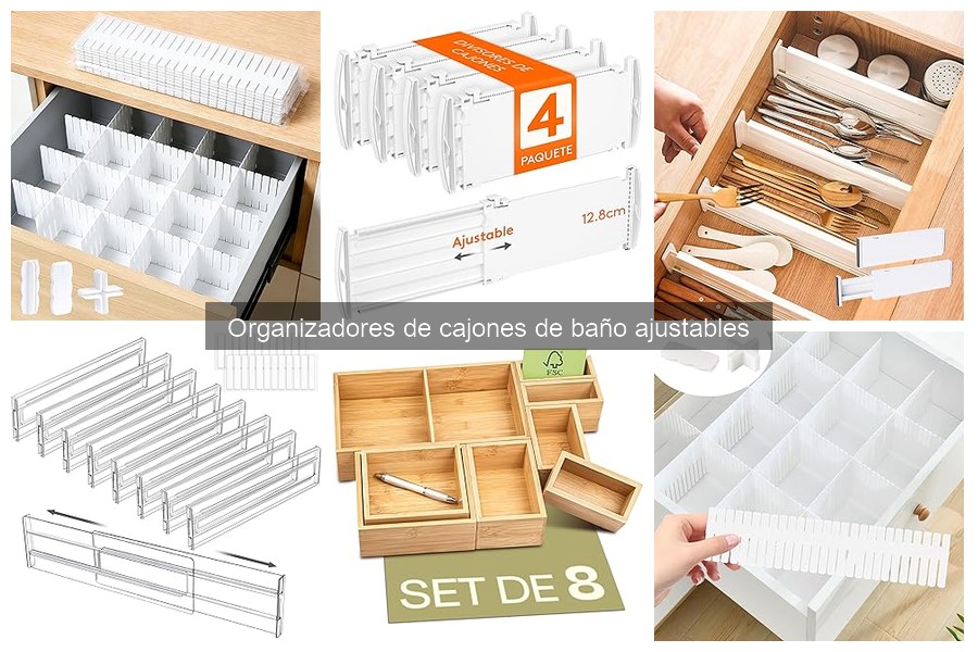 Cómo Instalar Organizadores de Cajones de Baño Ajustables
