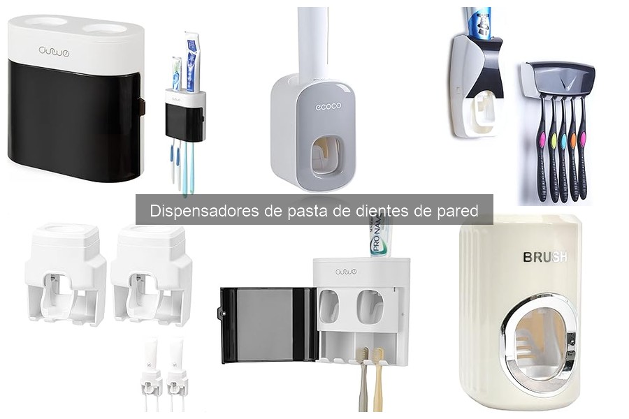 Cómo instalar un dispensador de pasta de dientes de pared