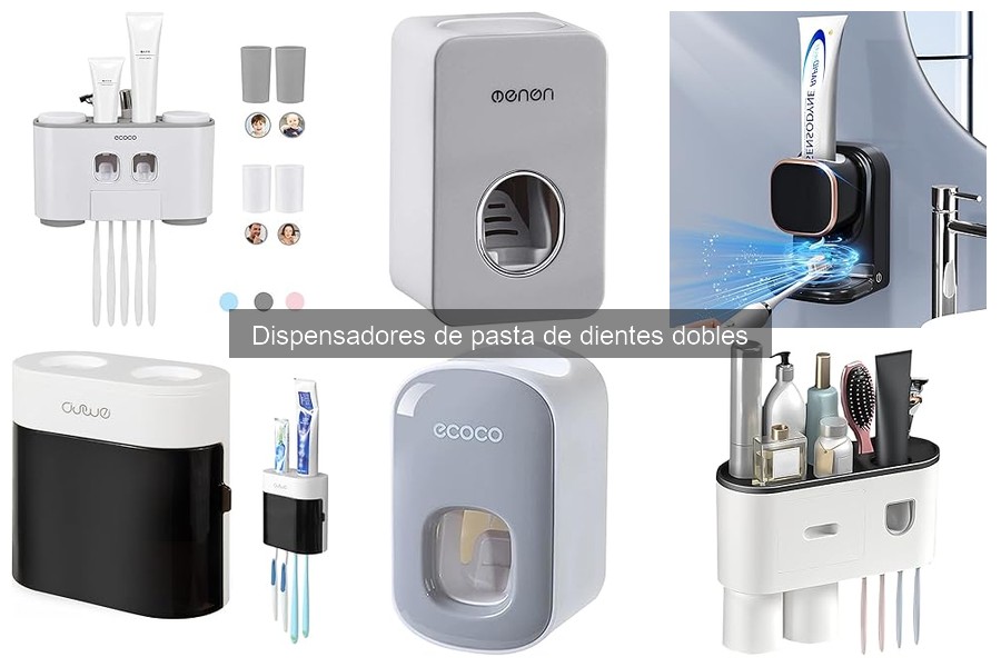 Cómo instalar un dispensador de pasta de dientes doble