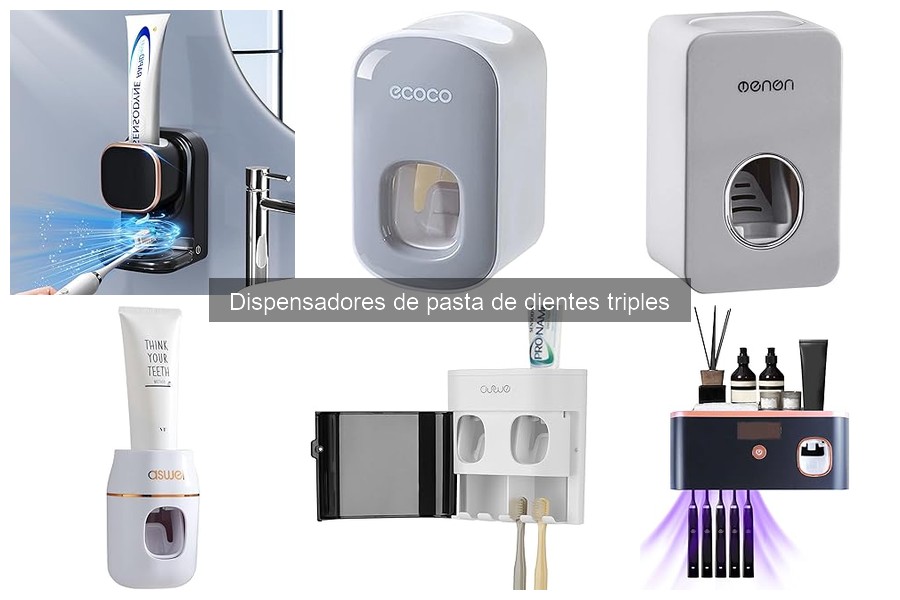 Cómo instalar un dispensador de pasta de dientes triple