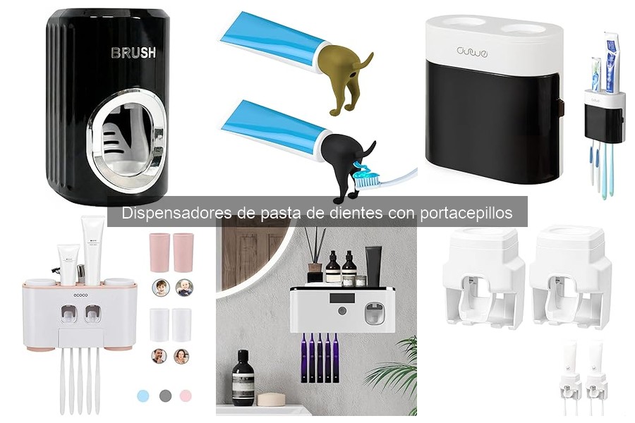 Cómo instalar un dispensador de pasta de dientes y portacepillos