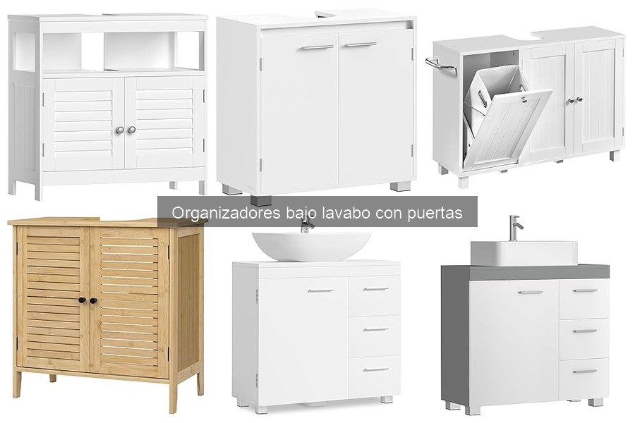 Cómo instalar un organizador bajo lavabo con puertas